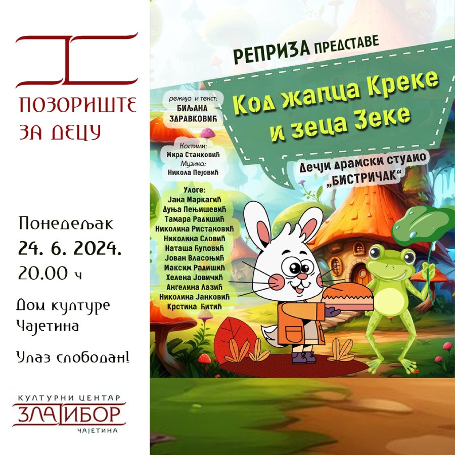 Код жапца Креке и зеца Зеке Код жапца Креке и зеца Зеке