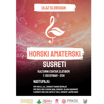 plakat najave za horske susrete
